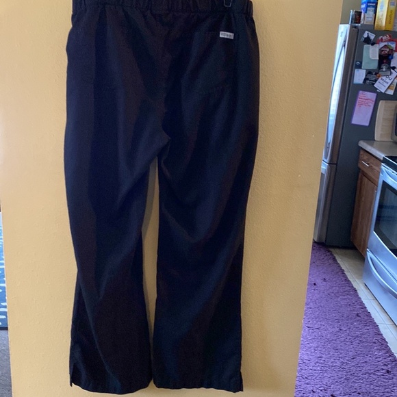 Black Scrub Pants Large - Picture 2 of 3